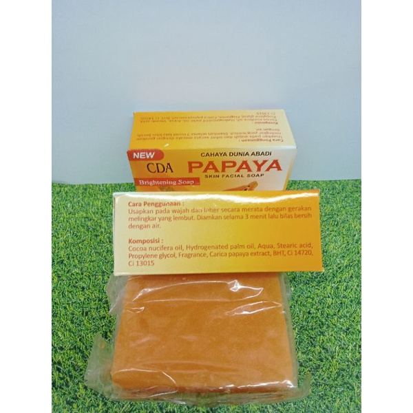 SABUN PAPAYA SKIN FACIAL SOAP BRIGHTENING SOAP CDA