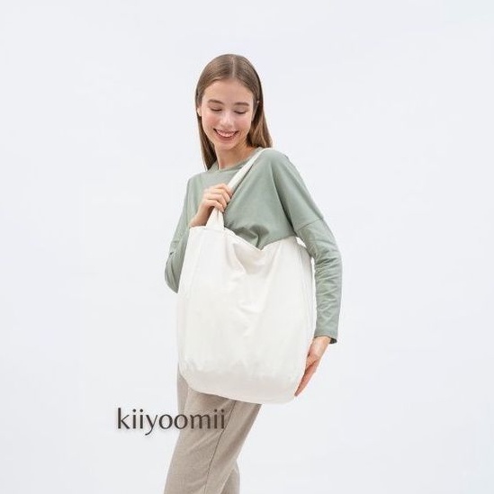 Pakai resleting NUDIE tas tote fashion wanita TOTEBAG OVERSIZE JUMBO BESAR Bahan Drill Premium  || kiiyoomii || nudie bag