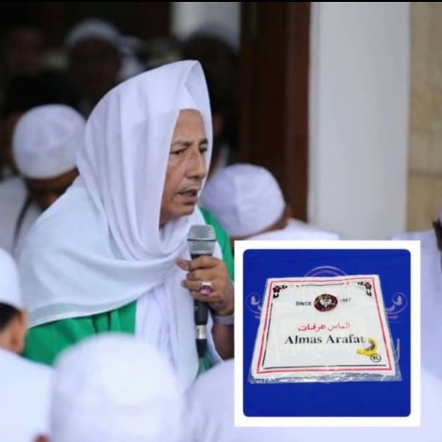 SORBAN PUTIH POLOS ALMAS ARAFAT