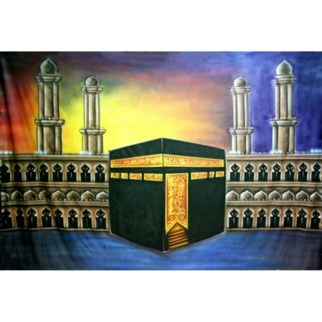 BACKGROUND BACKDROP MANASIK HAJI UMROH KABAH MEKAH