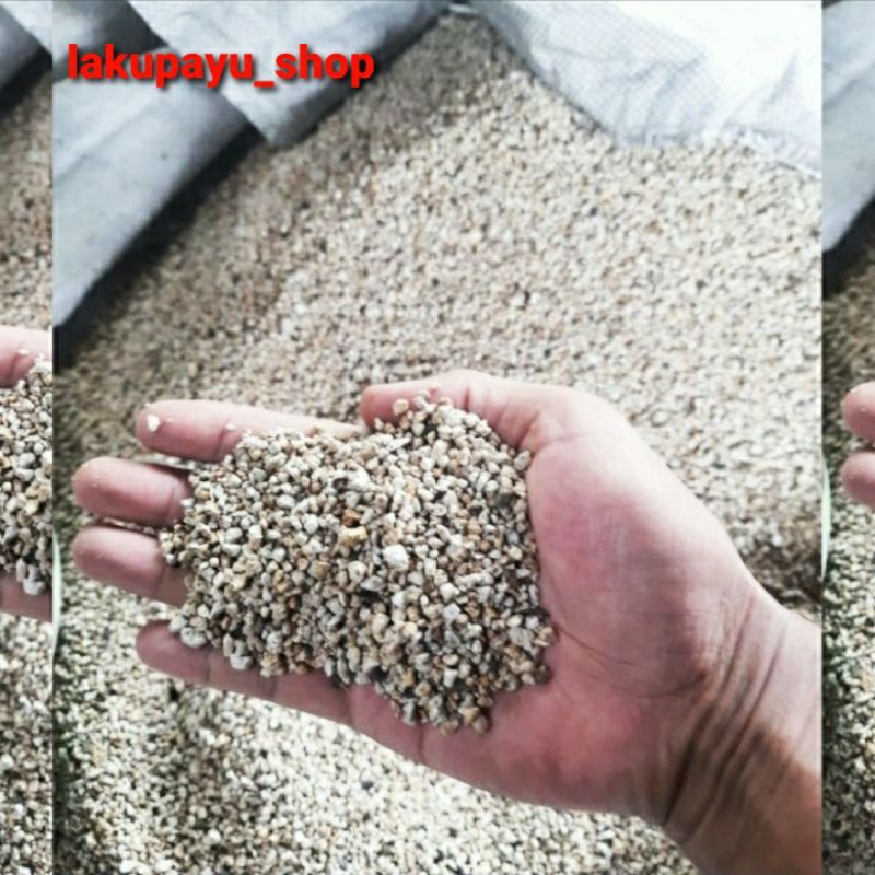 media tanam pumice super halus ukuran xs 1-3 mm (1KG)