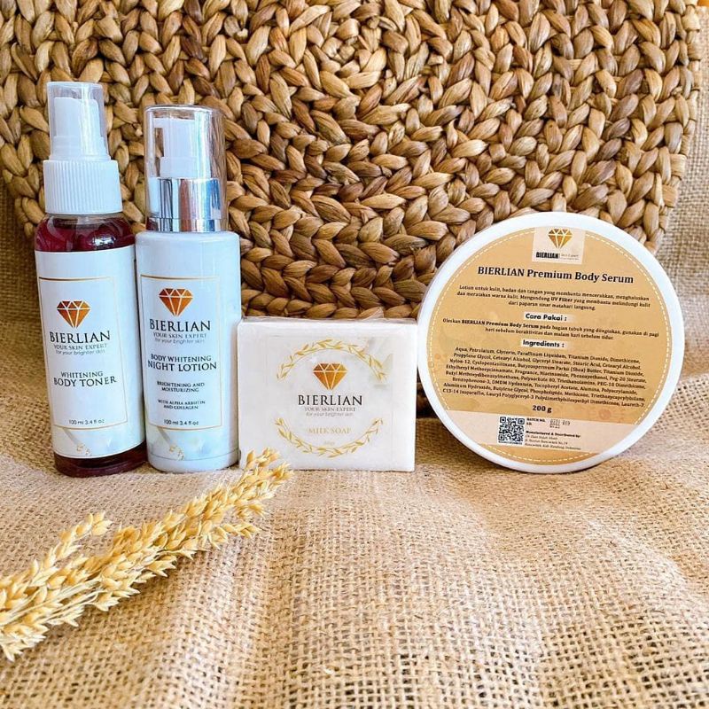 Paket Pemutih Badan BPOM Whitening Badan Bierlian SkinExpert