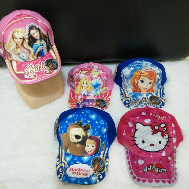 TOPI KARAKTER ANAK CEWEK