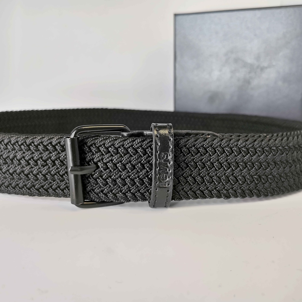 Sabuk Gesper ikat pinggang Anyam karet elastis belt levis BGS-096