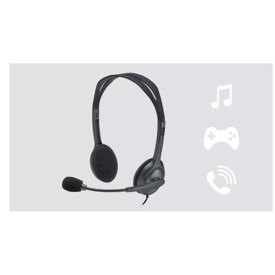 Logitech Headset H111 RESMI DAN BERGARANSI 100%