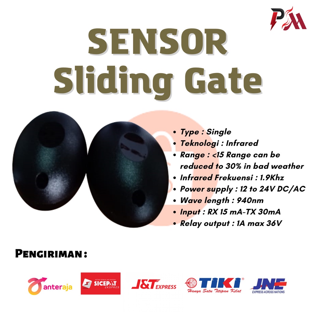 Jual SLIDING GATE SAFETY SENSOR PHOTOCELL ALAT DETEKSI ANTI NABRAK