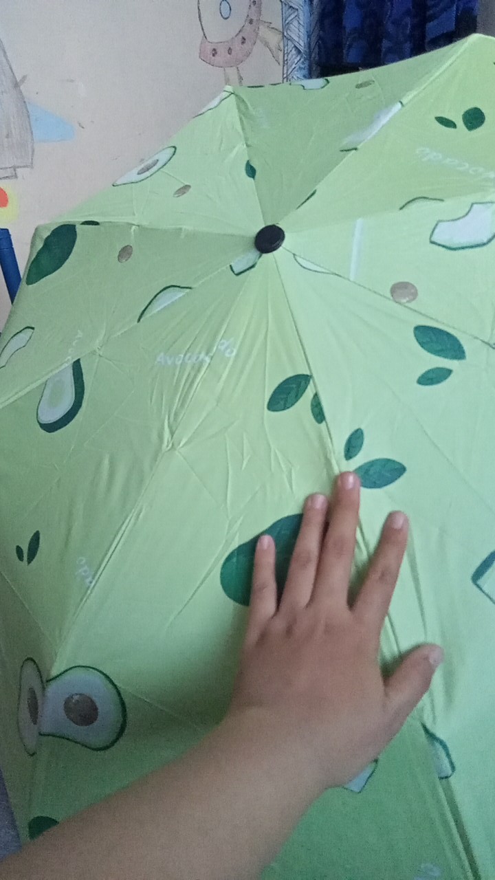 Payung Lipat Premium Anti Sinar Uv Matahari Panas Hujan Protection - Light Blue