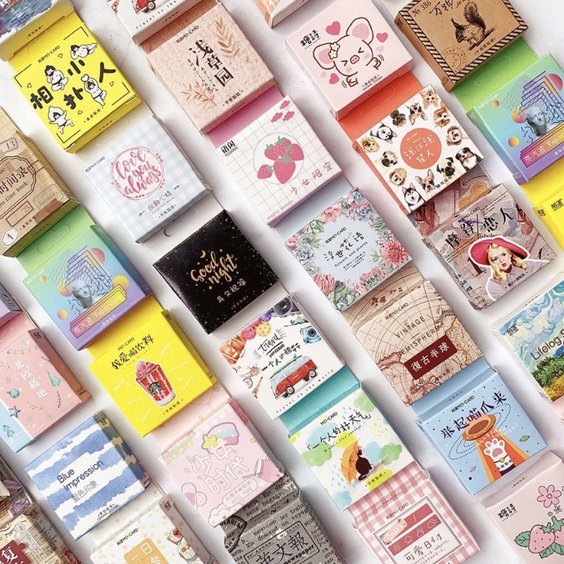 

Stiker Desain Kawaii Kawaii Lucu Model DIY untuk Scrapbook