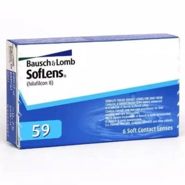 PROMO SOFTLENS BULANAN BENING BAUSCH &amp; LOMB SL59 MINUS TANPA LABEL UKURAN