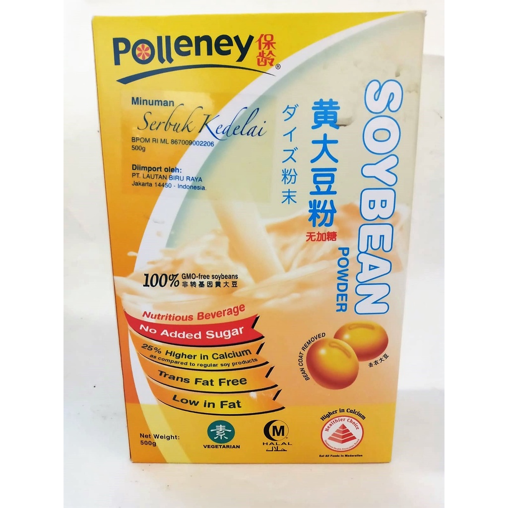 

POLLENEY SOYBEAN POWDER 500 GR / MINUMAN SERBUK KEDELAI / NO ADDED SUGAR