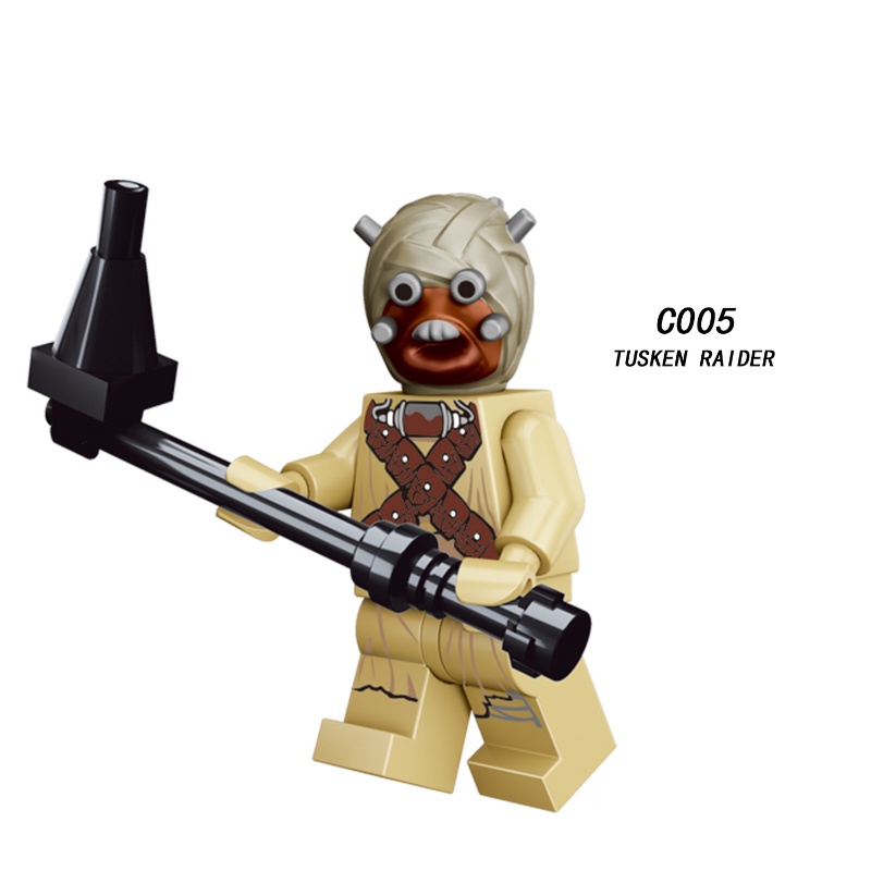 Lor San Tekka Mainan Action Figure Minifigures Tusken Raider AT-AT Driver Clone Turbo Tank Star Wars C001-C008 Untuk Hadiah