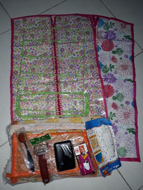 [freeongkir] 3in1 Rak Sepatu Gantung, Hanger Jilbab, Gantungan Tas