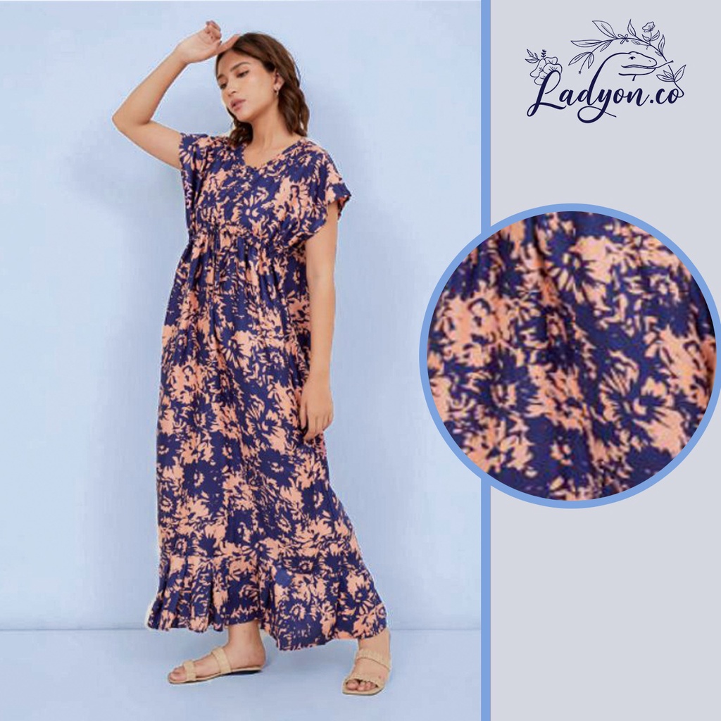 DASTER SUPER JUMBO LD 130 135 BIG SIZE IBU IBU JUMBO DASTER SERUT PANJANG HAMIL DAN MENYUSUI BUSUI T