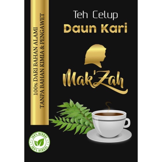 

Teh Celup Daun Kari Mak'Zah isi 20 pcs Harga Promo