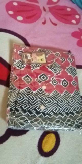 Daster  Gamis Batik Murah Ukuran  Jumbo Lengan Panjang Untuk Busui  Motif Wadimor