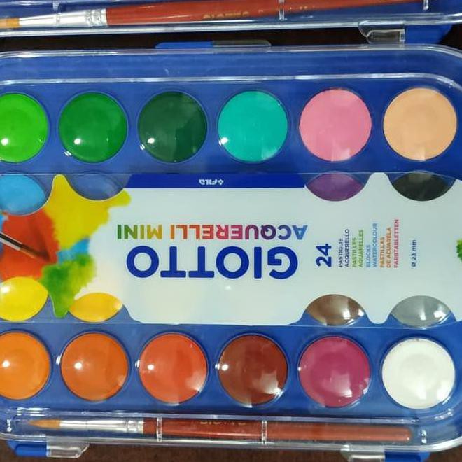 

New! Murah Cat Air 24 Warna Mini Giotto Acquarelli Pas Untuk Anak Berkualit Terpercaya