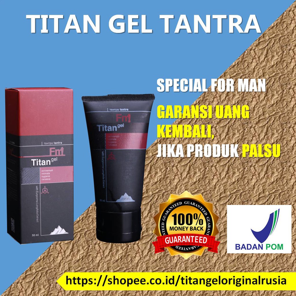 Titan Gel Original Titan Gel Pembesar Penis Pria obat kuat sex pria obat kuat pria Asli Permanen