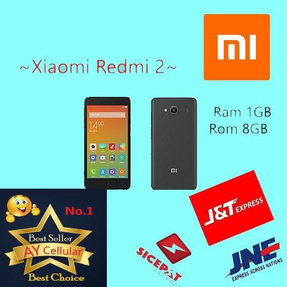 ✨ BISA COD✨ Xiaomi Redmi 2 RAM 1GB ROM 8GB 4G TERUJI Kode 1430