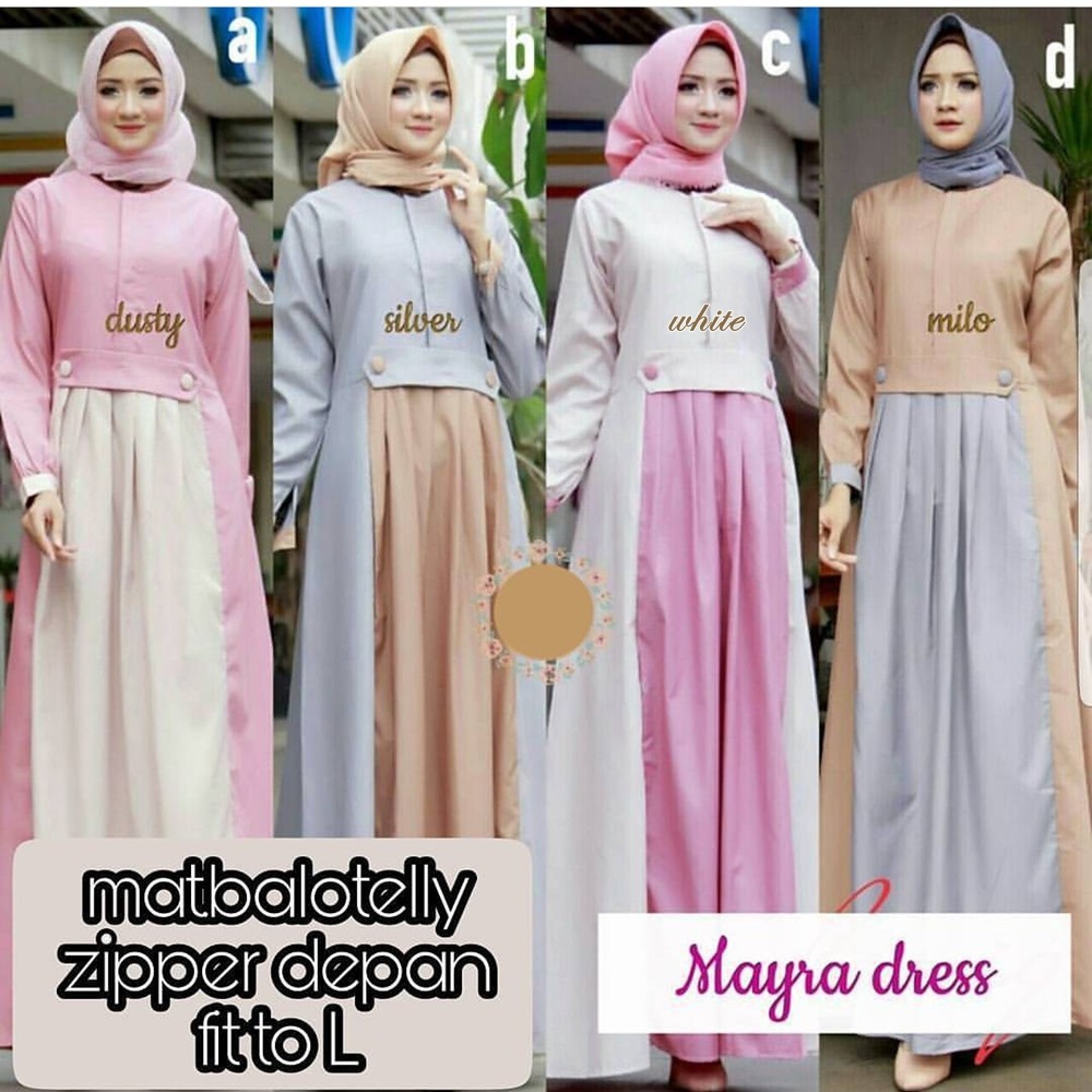 BAJU WANITA MURAH MAYRA DRESS BAJU WANITA GROSIR TANAH ABANG