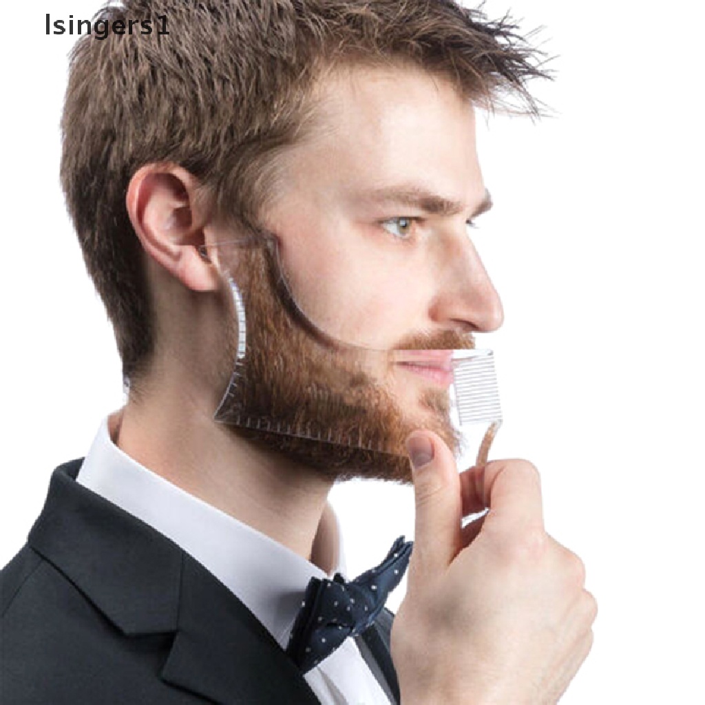 (lsingers1) Sisir Transparan Pembentuk Jenggot Pria