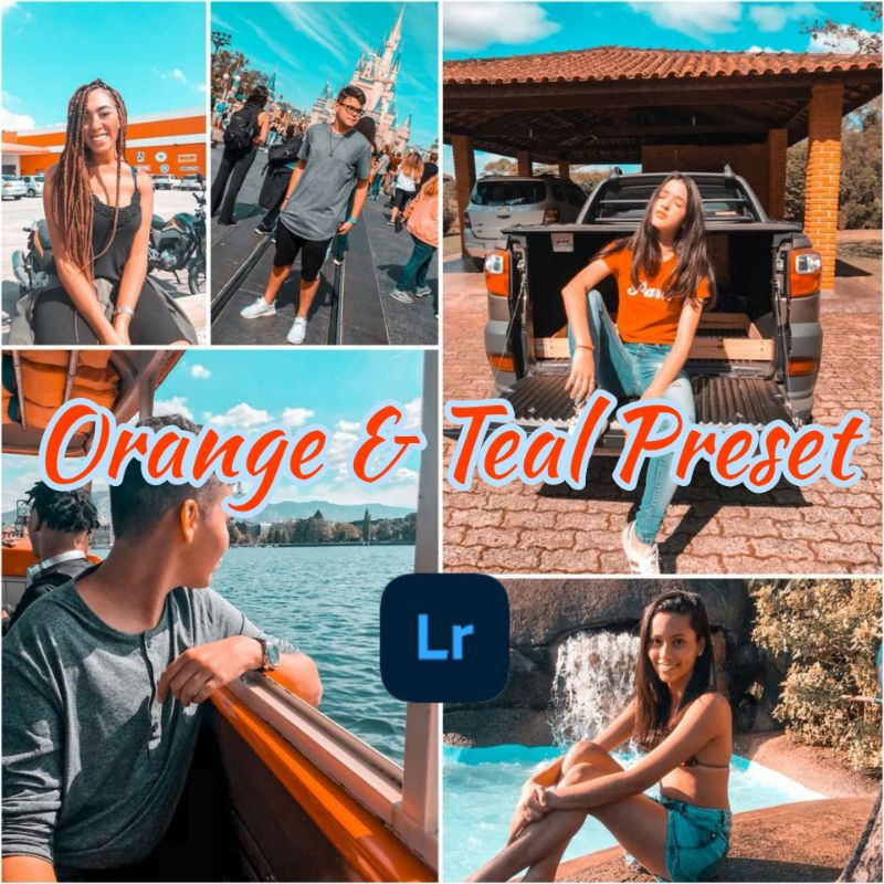 PRESET LIGHTROOM ORANGE AND TEAL For IOS &amp; Android