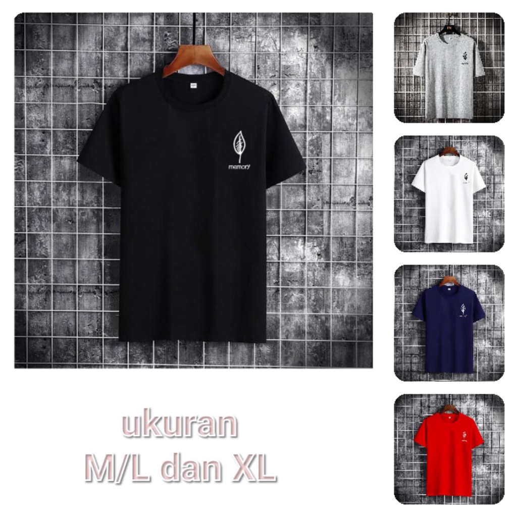 kaos daun bbtr / kaos telaris / kaos termurah / baju atasan cowo / baju lebaran -alipio fashion