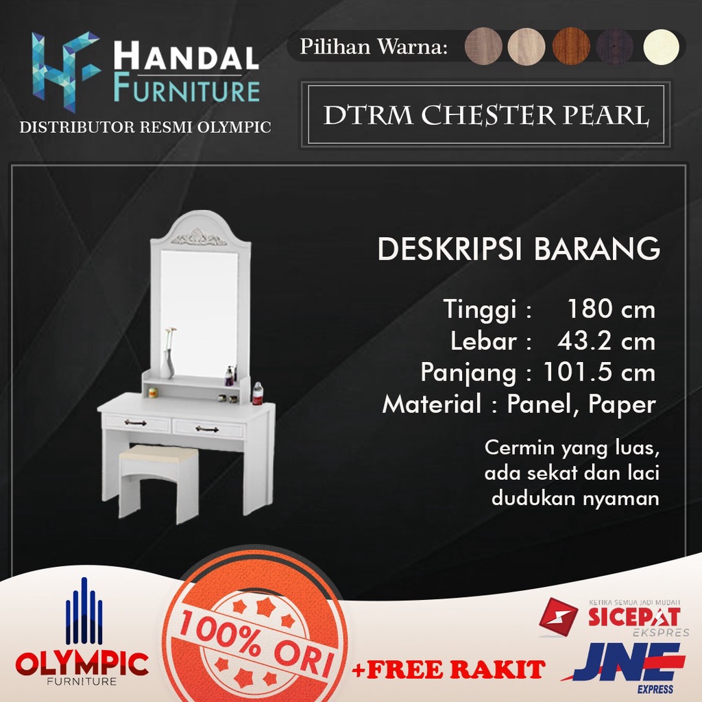MR CHESTER (LEMARI RIAS/MEJA RIAS) - OLYMPIC OLYMPLAST