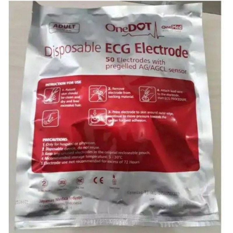 Elektroda OneDot Dewasa OneMed / ECG Elektroda disposable (sekali pakai)