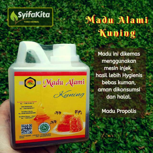 

AMK Madu Alami Kuning Multiflora Madu Murni
