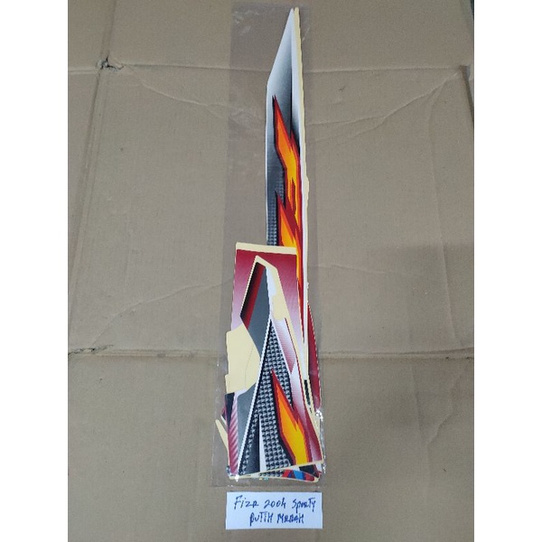 STRIPING FIZR 2004 SPORTY PUTIH MERAH