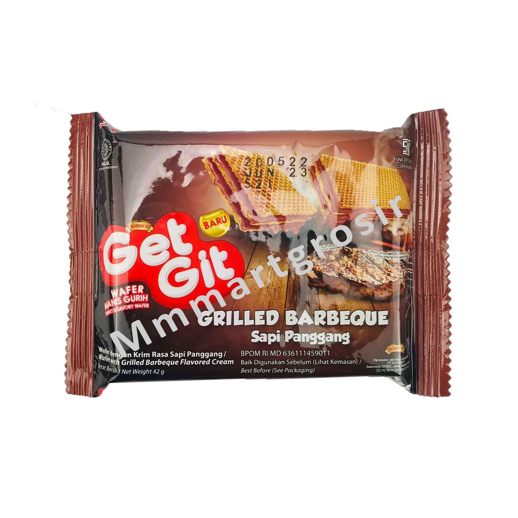 Wafer Get Git / Wafer Grilled Barbeque / Rasa Sapi Panggang