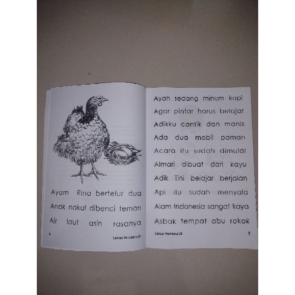 buku lancar membaca 2b 32 halaman (16x24cm)