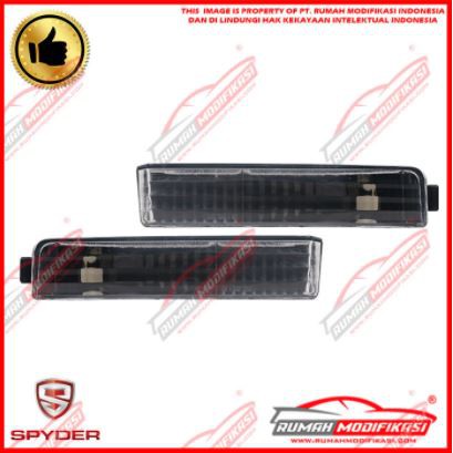 FRONT BUMPER LAMP - HONDA ACCORD MAESTRO 1990-1991 - CRYSTAL - BLACK