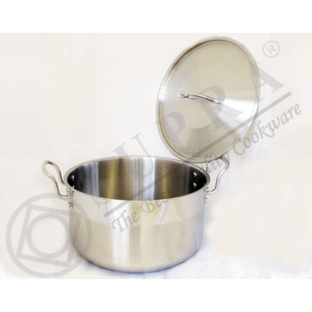 SUPRA - SOUP POT SS LID 22 QT - 36 CM - STAINLESS STEEL