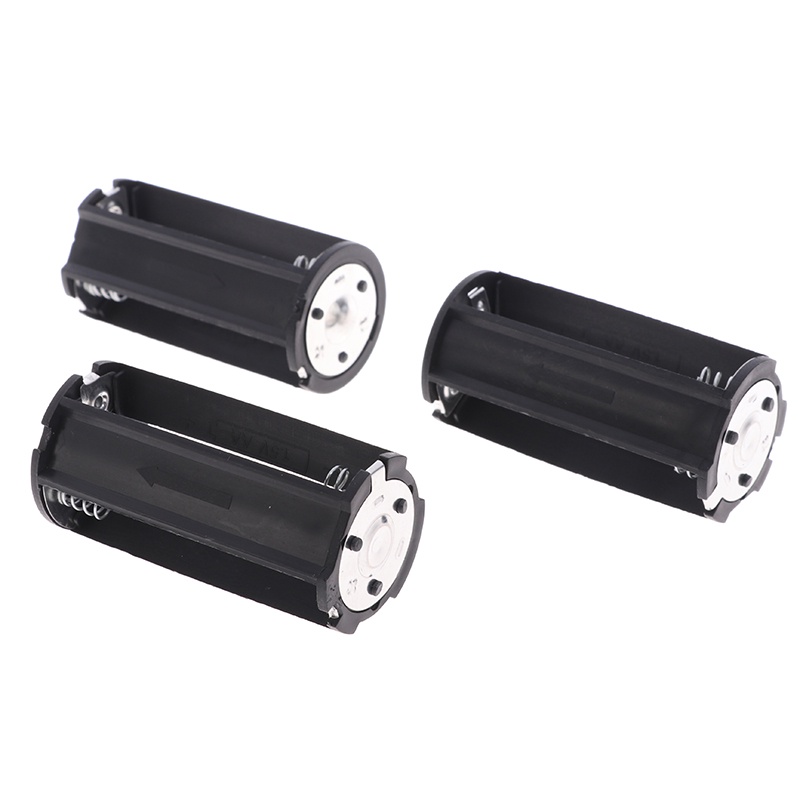 {LUCKID}3Pcs 3x AA to D Size Battery Adapter Converter Holder Case Box