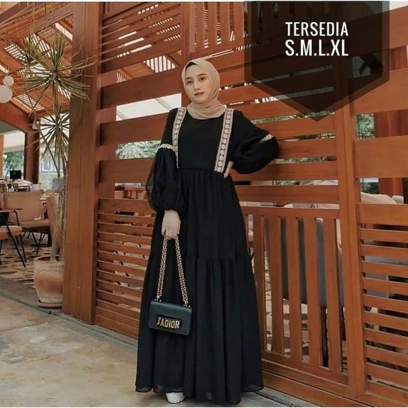 Baju Muslim Wanita Terbaru 2021 Hayla | Baju Kondangan Kekinian | Baju Pesta Terbaru