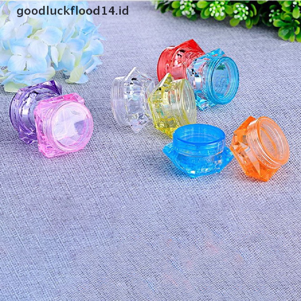 [OOID] 10pcs Empty Sample Vials Jar Pot Container Fit Makeup Cosmetic ID