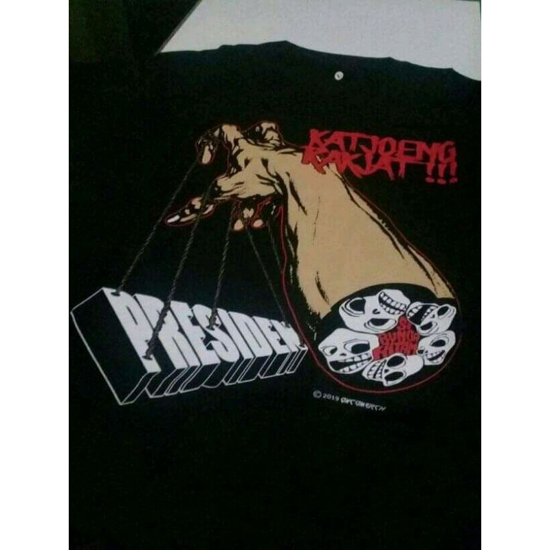 Kaos band BUNGA HITAM KATJOENG RAKJAT