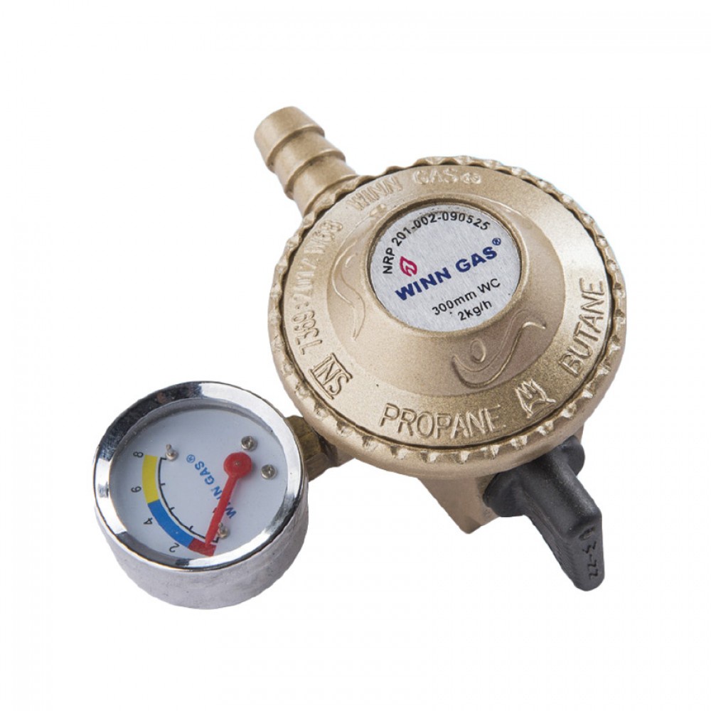 Winn Gas Kepala Gas Regulator W 68 M / W68M + Meter  SNI