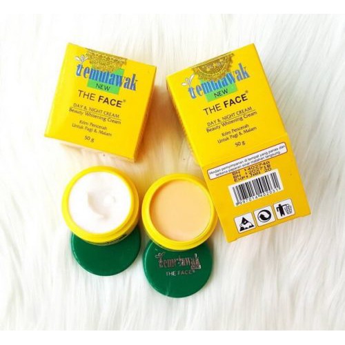 cream temulawak day &amp; night the face paket krim siang malam original ada bpom nya ori