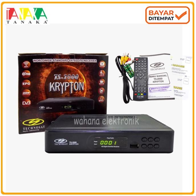 Receiver Parabola Tanaka T-21 HD Krypton Technosat Receiver Termurah