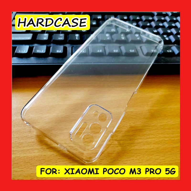 Xiaomi Poco M3 Pro 5G - Clear Hard Case Casing Cover Transparan Mika Bening Keras