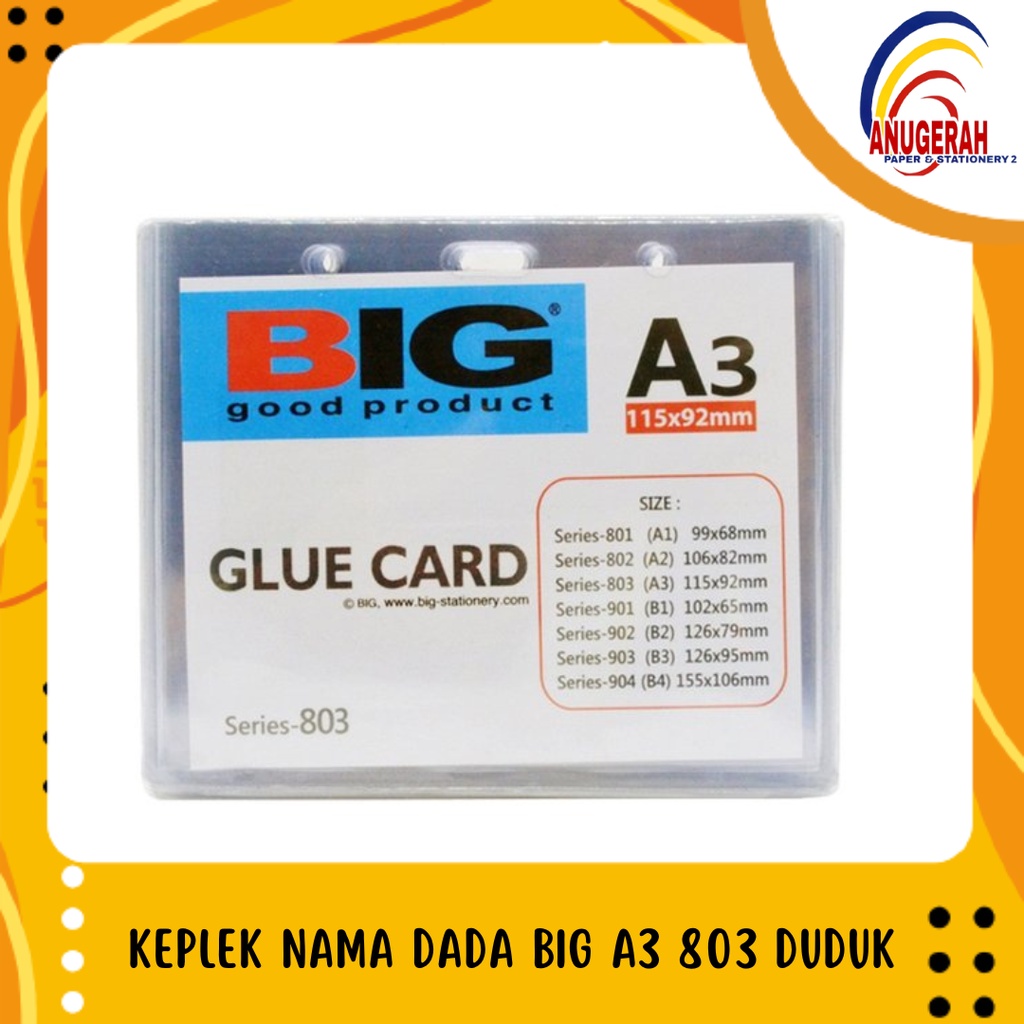 

KEPLEK NAMA DADA BIG A3 803 DUDUK (PCS)