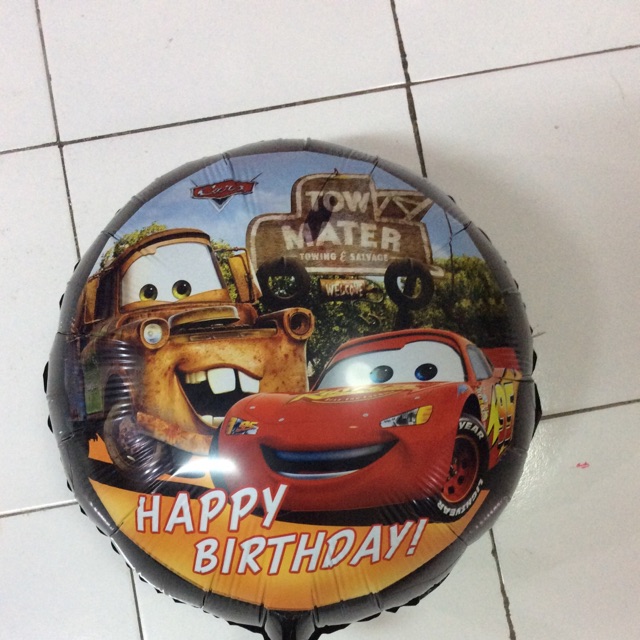 Balon Foil Character Cars
