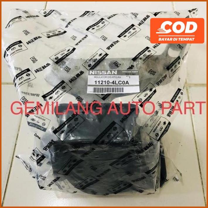 Sparepart Mobil Engine Mounting + Braket (Kanan) Asli Nissan March & Datsun Go New Produk Rekomendas