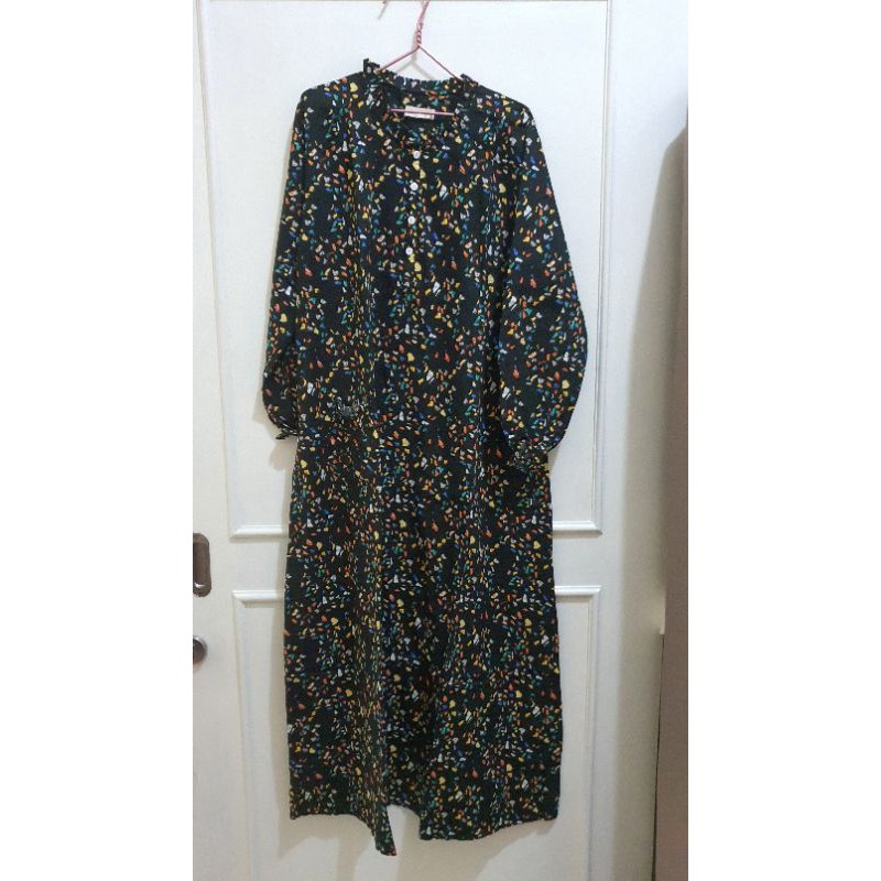 preloved ditsy daster homedress night gown piyama katun jepang