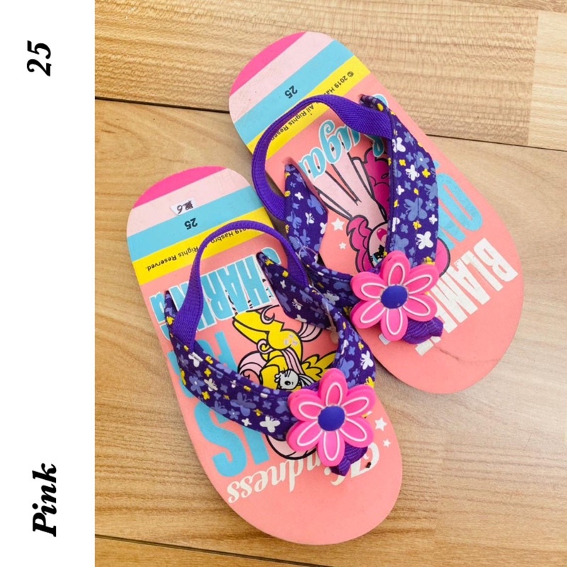 Sandal jepit anak pink