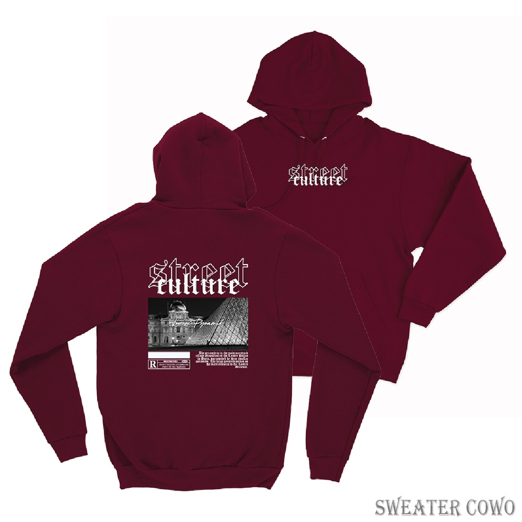 Sweaterpolos Hoodie Jumper CULTURE ( Sablon ) Unisex Pria &amp; Wanita