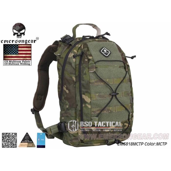 Tas Ransel Tactical Emerson Gear Operator Backpack Molle Camo EM5818