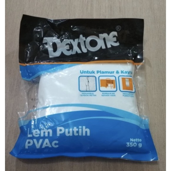 

Lem Putih Plamur Pvac 350 gr Dextone